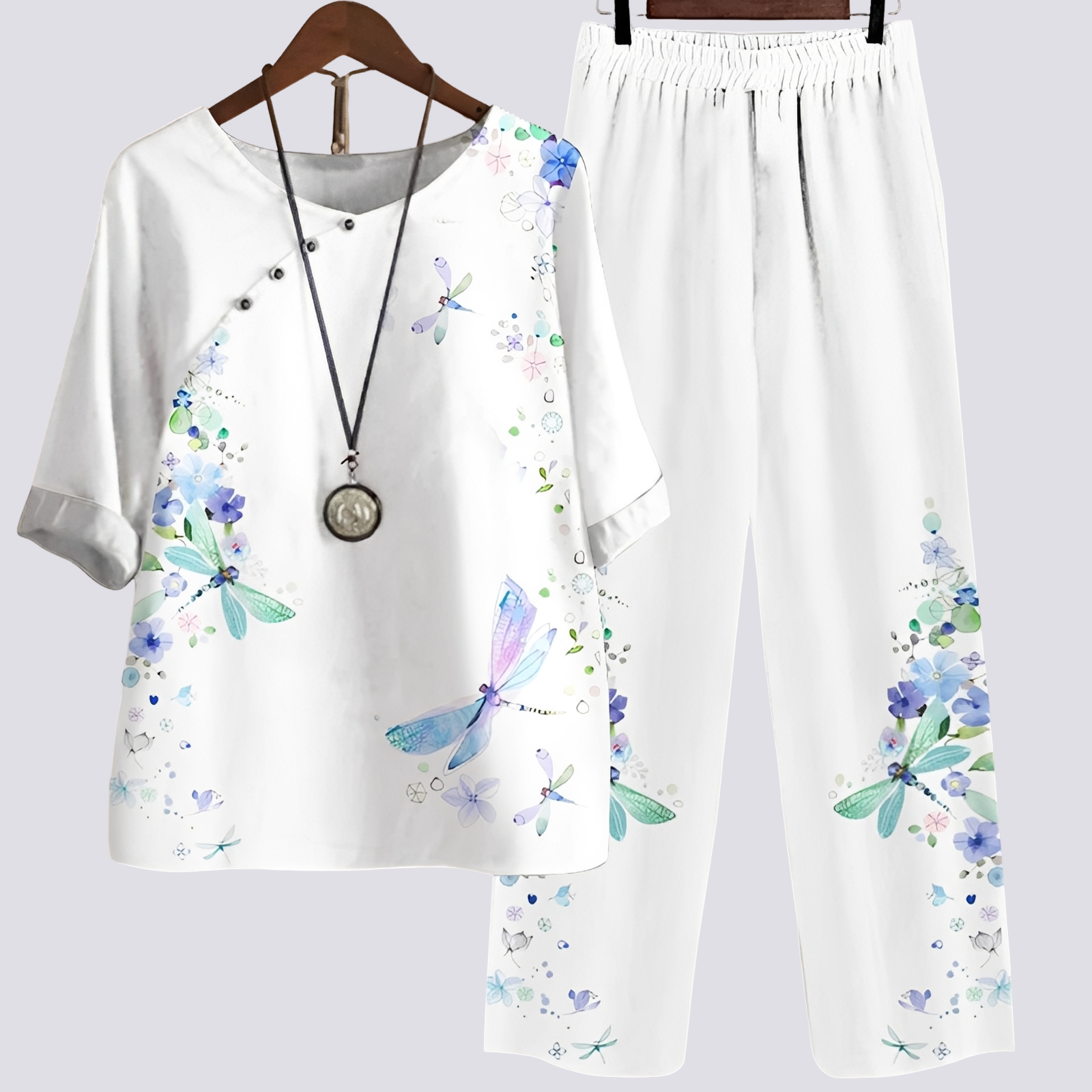 Jodie - Elegantes und gemütliches Damen-Set mit Muster
