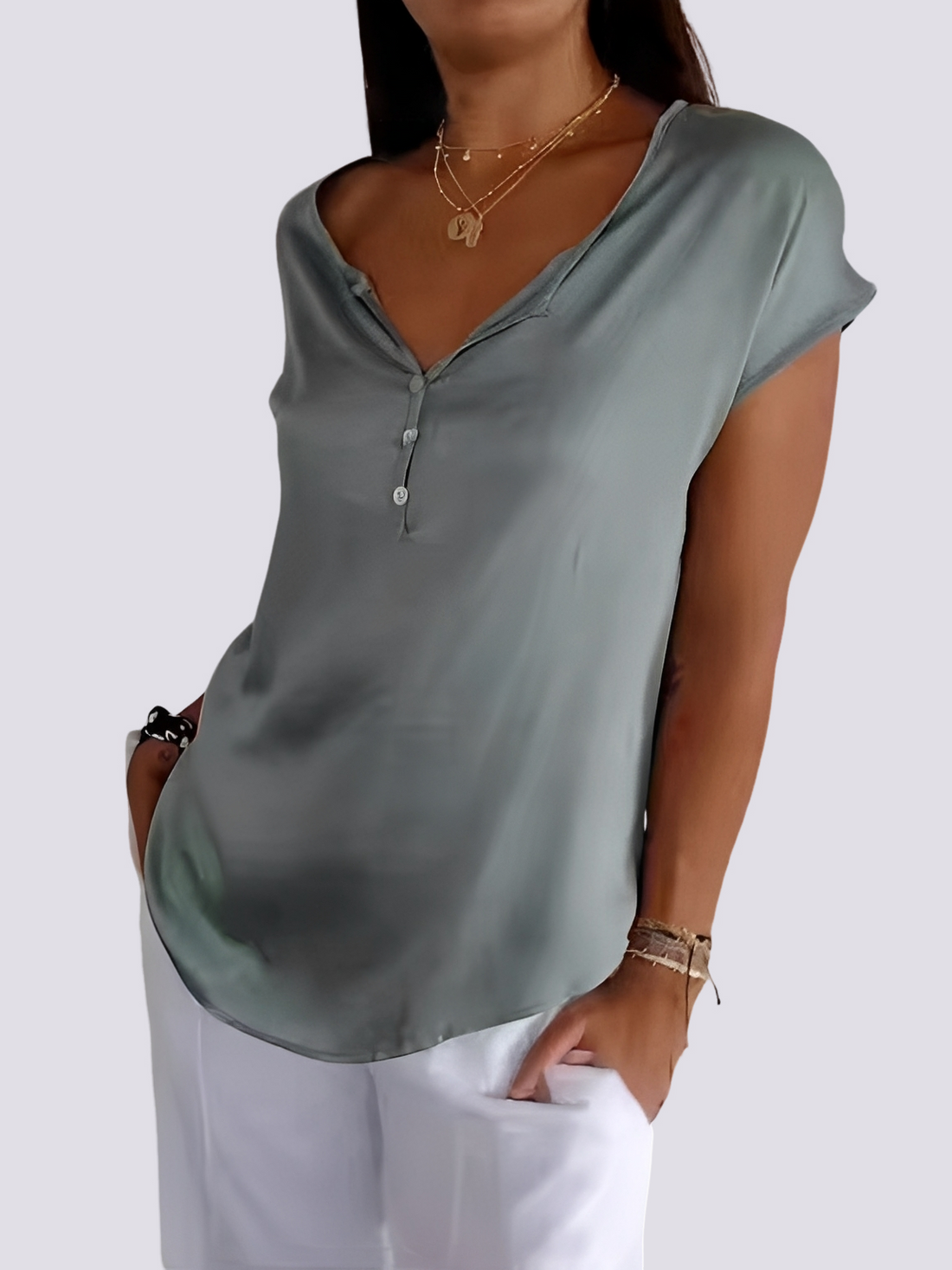 Angela - Bequemes Damen-Kurzarmshirt