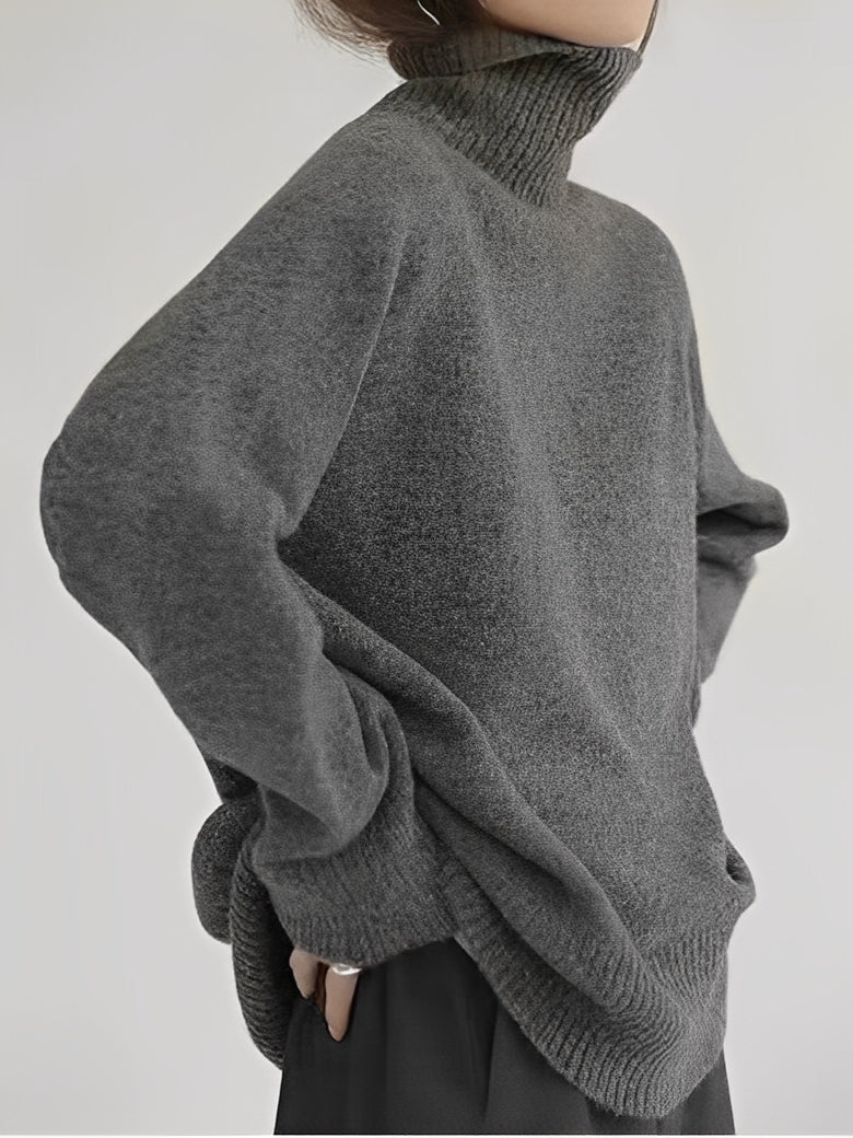 Gloria - Damen-Rollkragenpullover aus feiner Wolle