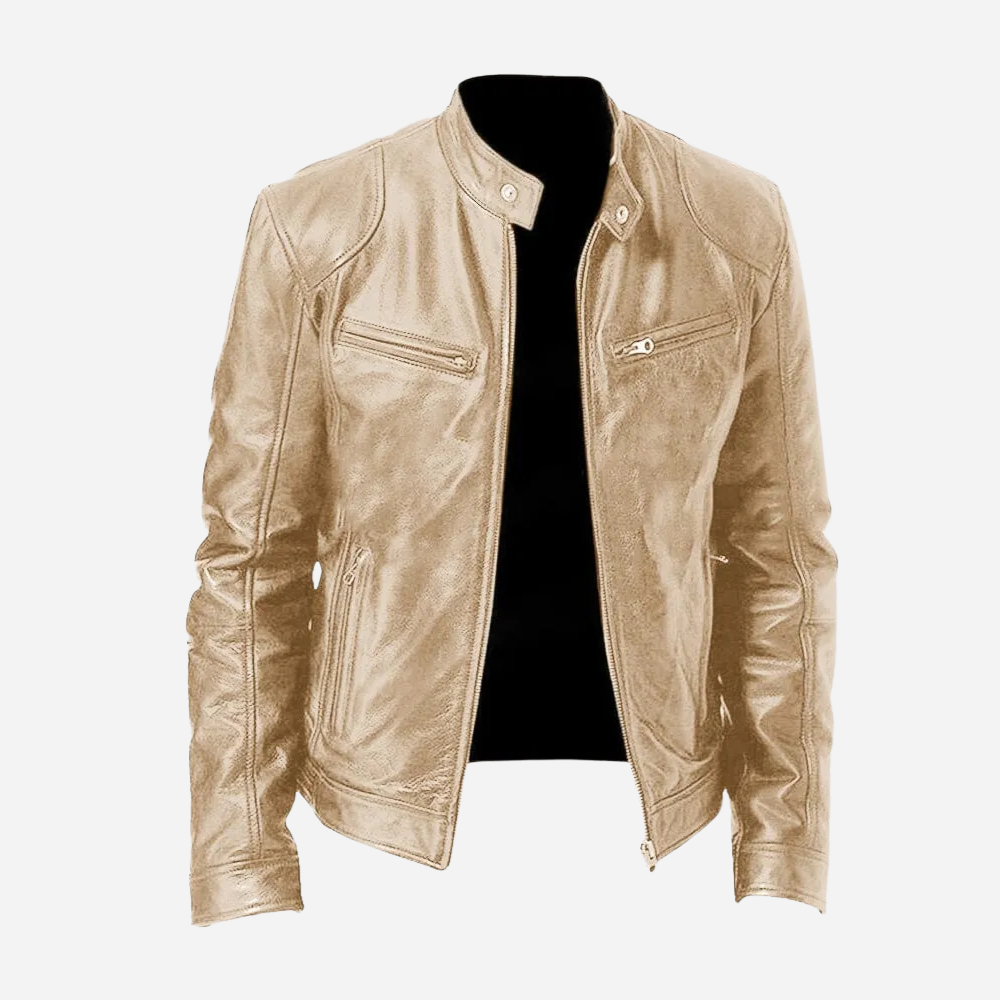 Norris - Lockere Herrenlederjacke