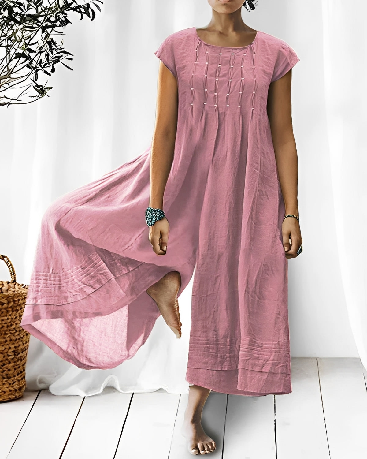Claudia - Schicke Kurzarm-Jumpsuit für Damen