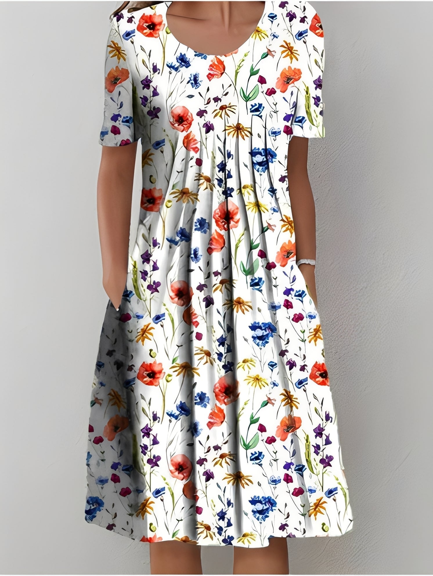 Jodie - Elegantes bedrucktes Kleid für Frauen