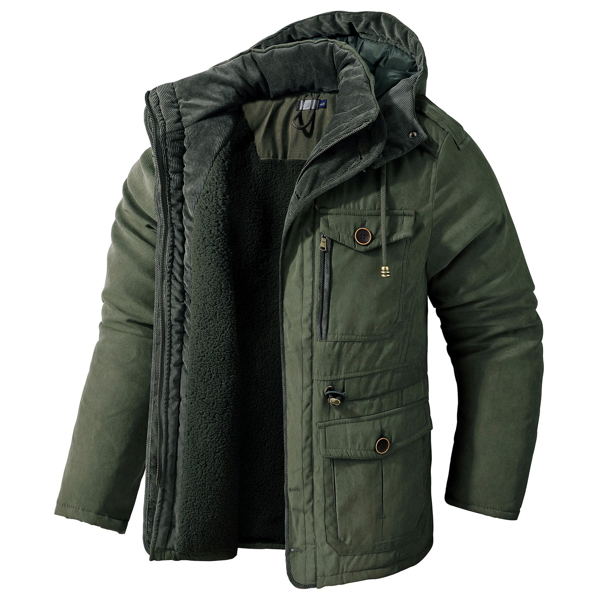 Kash - Modische Herren-Thermojacke mit Fleece-Futter
