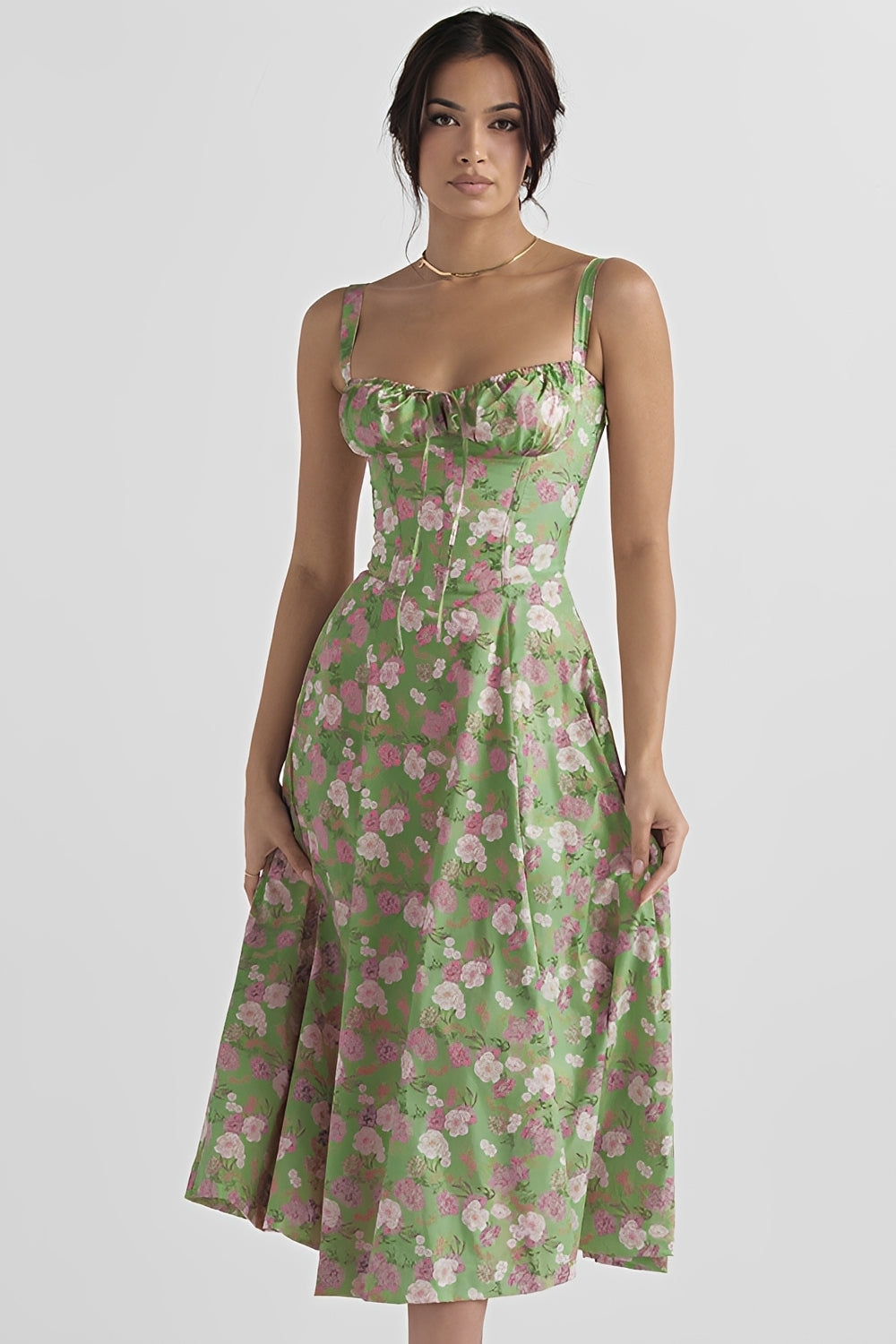 Claudia - Elegantes Damen-Blumenkleid