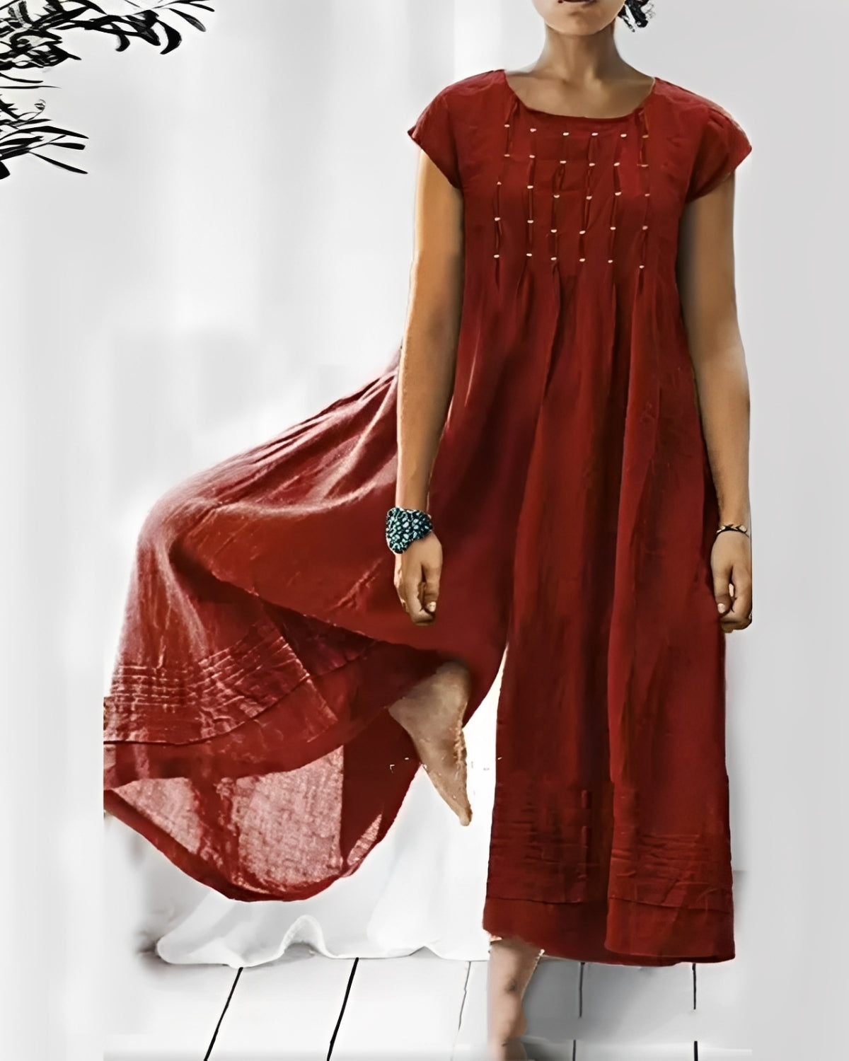 Claudia - Schicke Kurzarm-Jumpsuit für Damen