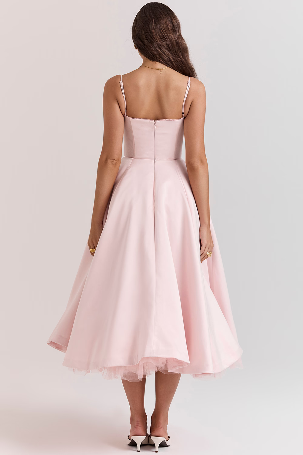 Leona - Edles Satin-Kleid für feierliche Anlässe
