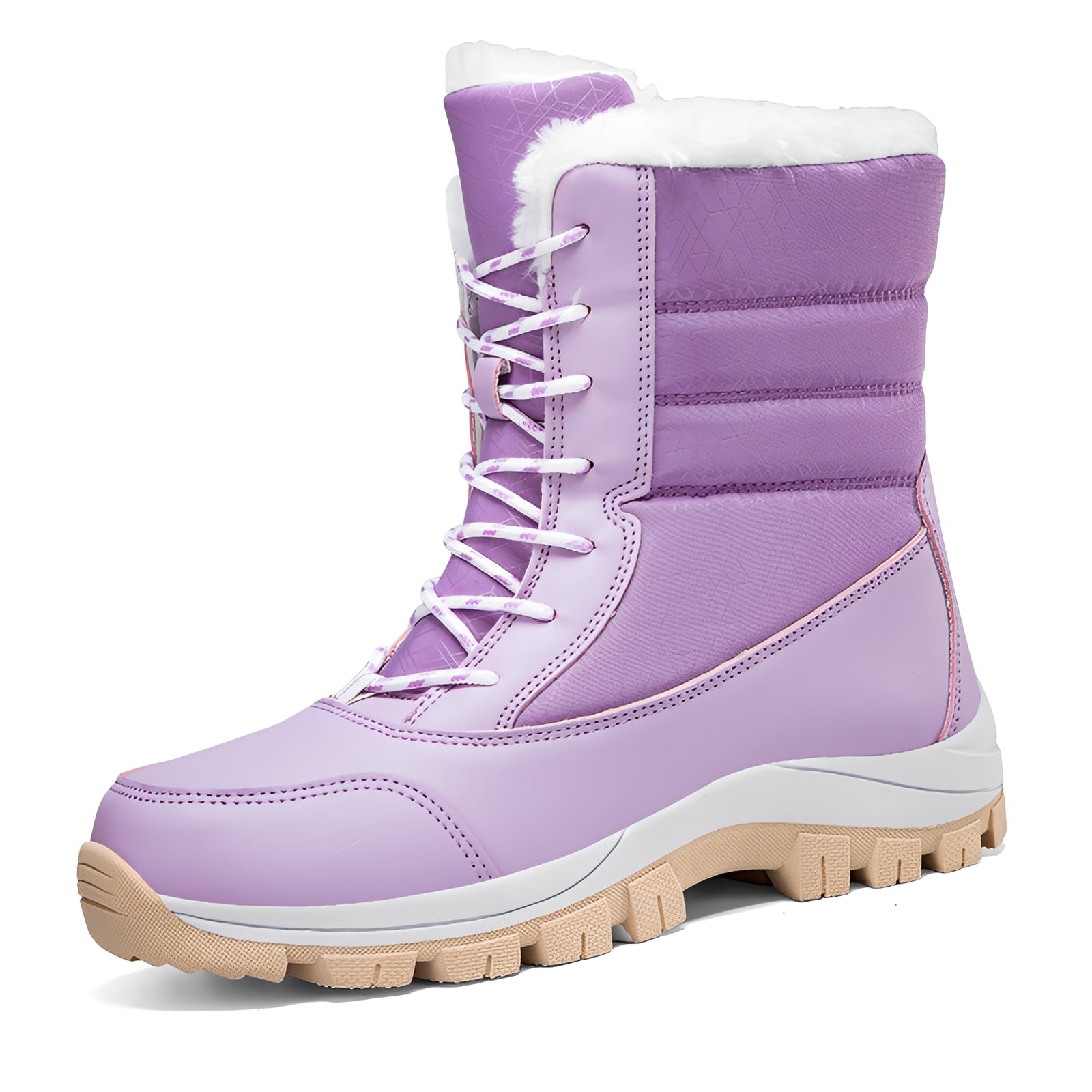 Yasmine - Bequeme, wasserdichte Samt-Winterstiefel für Damen