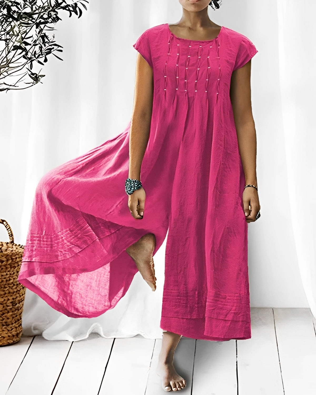 Claudia - Schicke Kurzarm-Jumpsuit für Damen