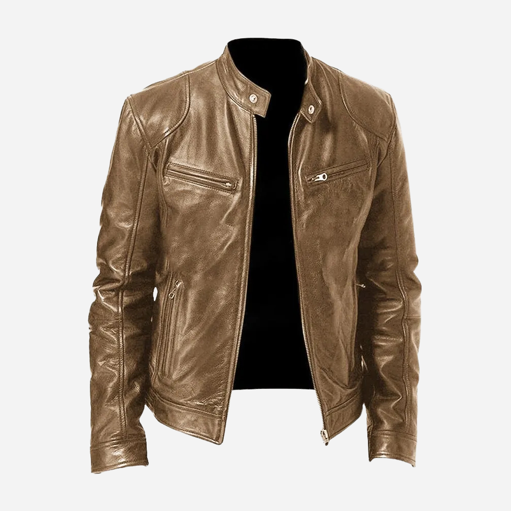 Norris - Lockere Herrenlederjacke