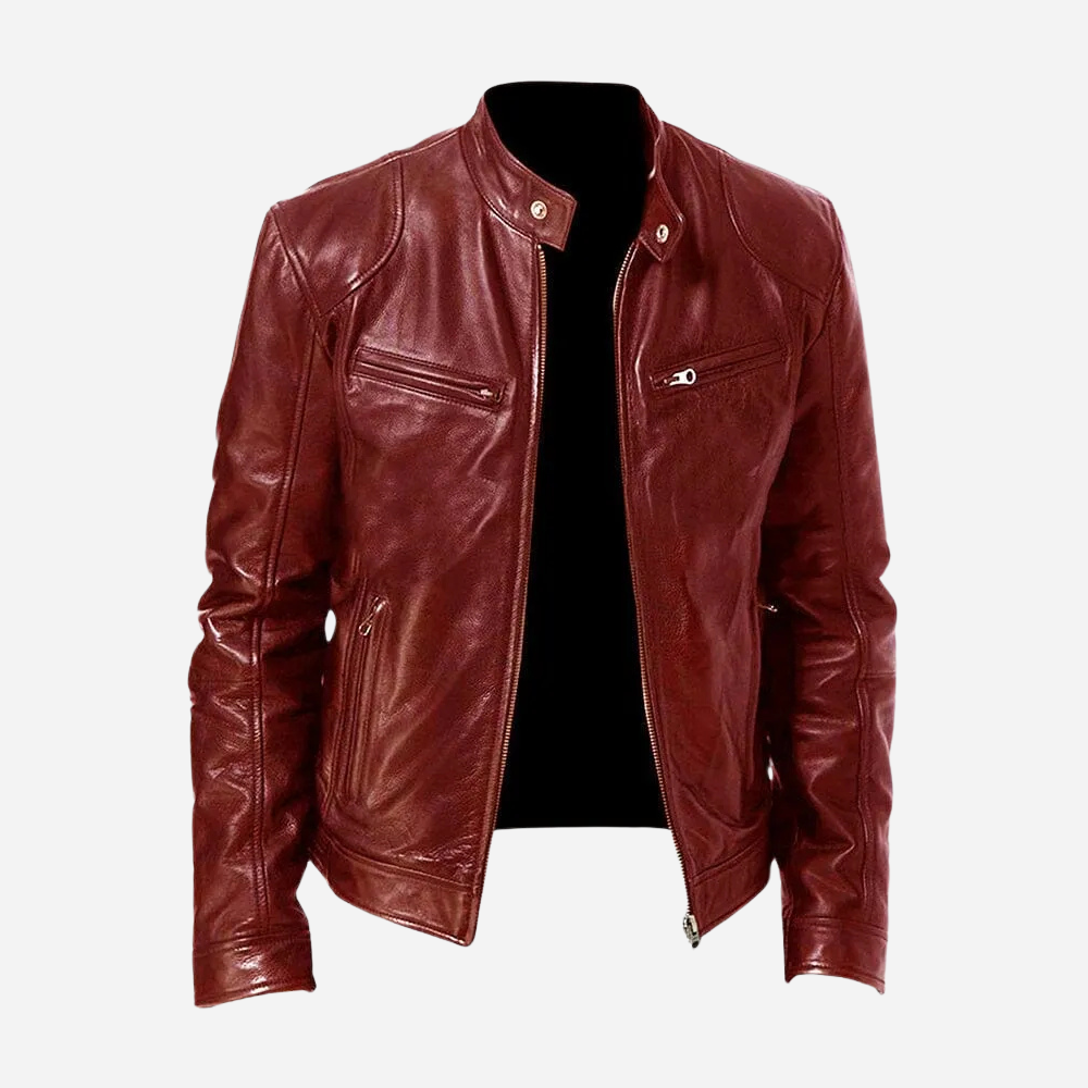 Norris - Lockere Herrenlederjacke