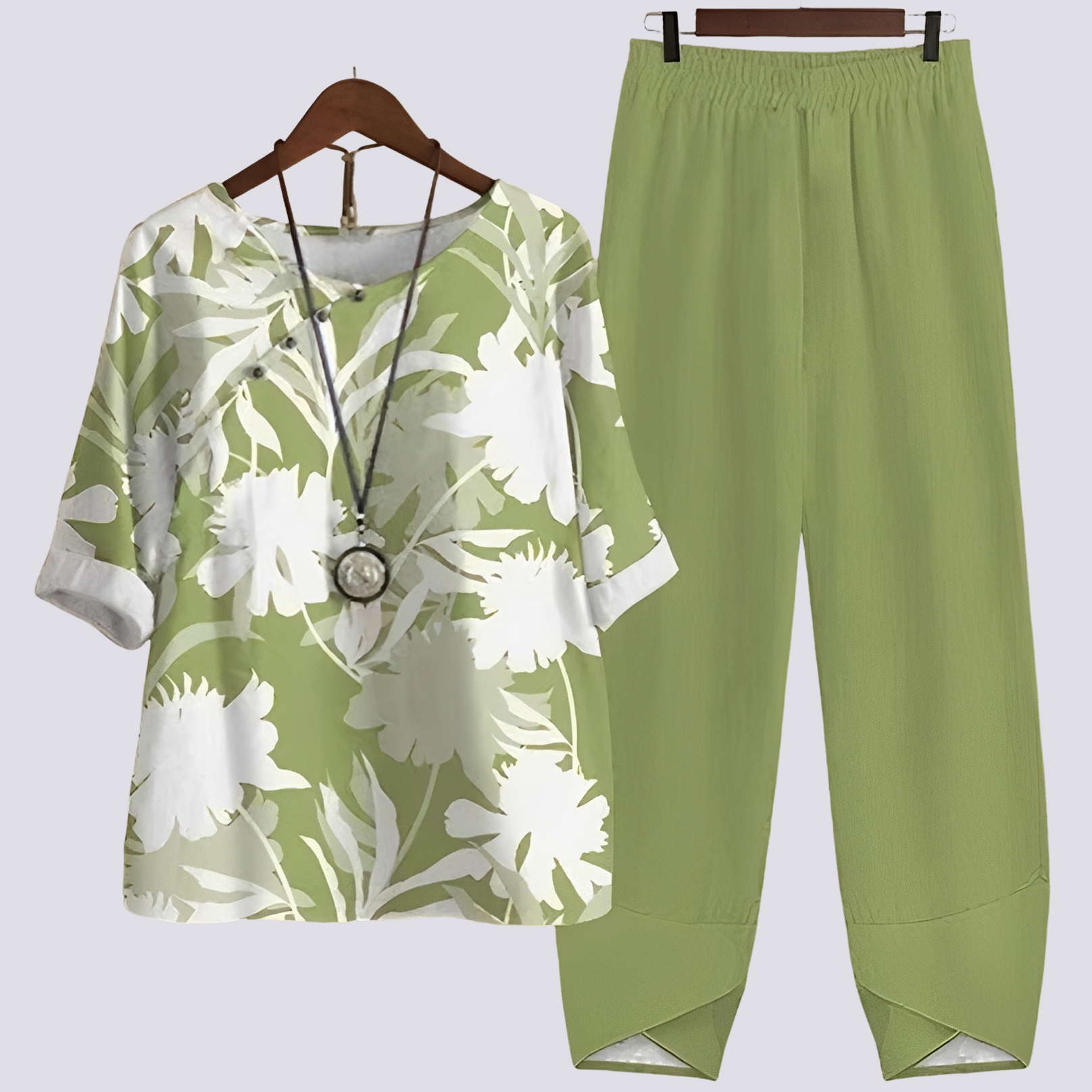 Jodie - Elegantes und gemütliches Damen-Set mit Muster