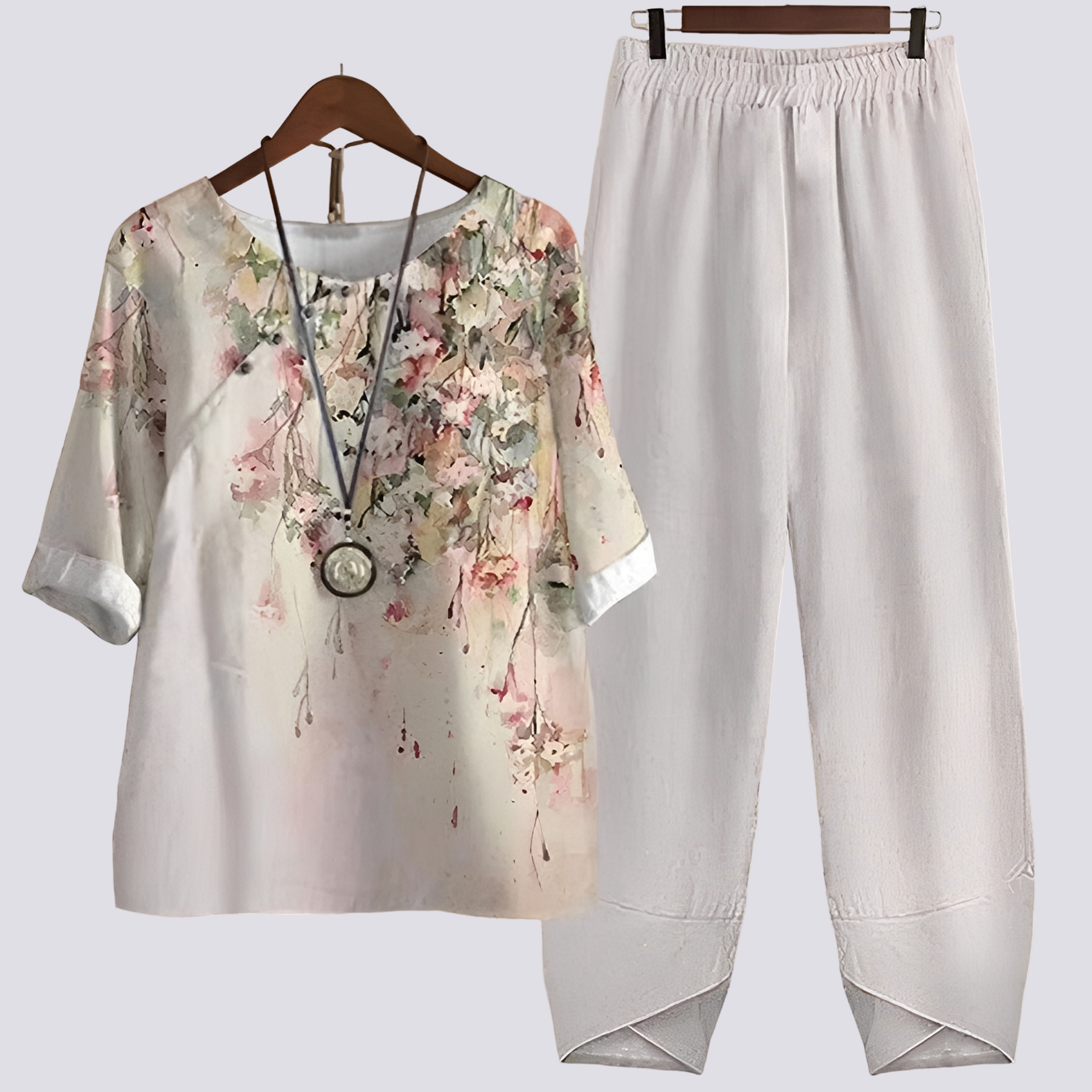 Jodie - Elegantes und gemütliches Damen-Set mit Muster