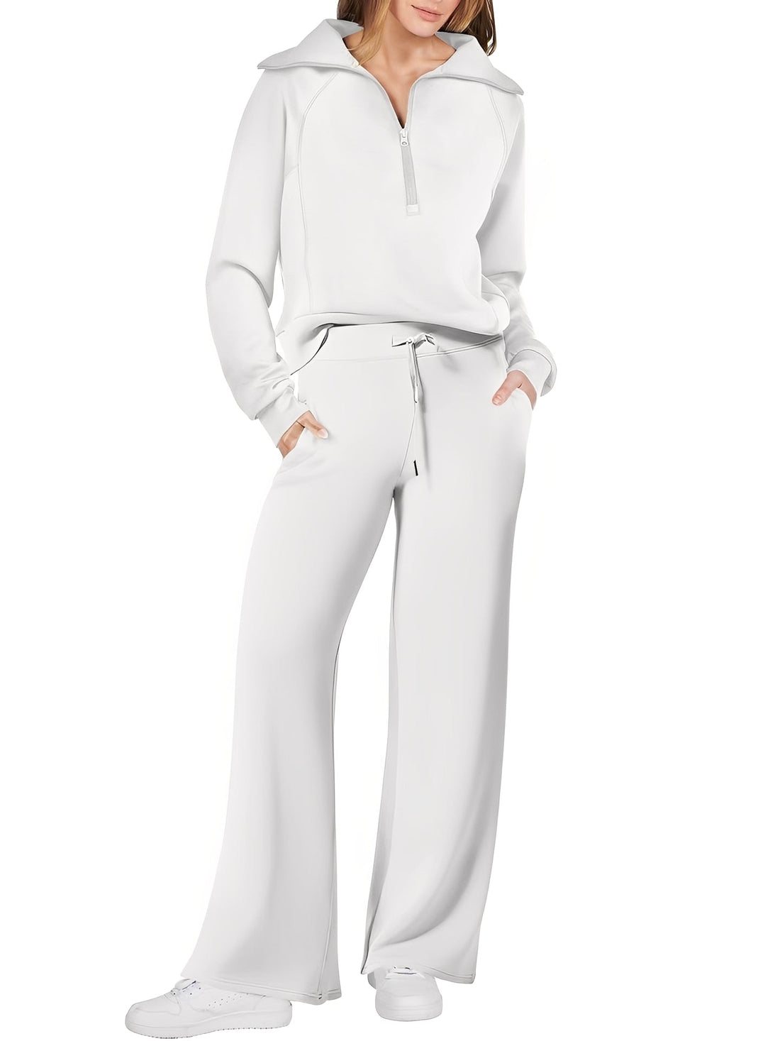 Cécile - Bequemes Damen-Set aus Pullover und Hose