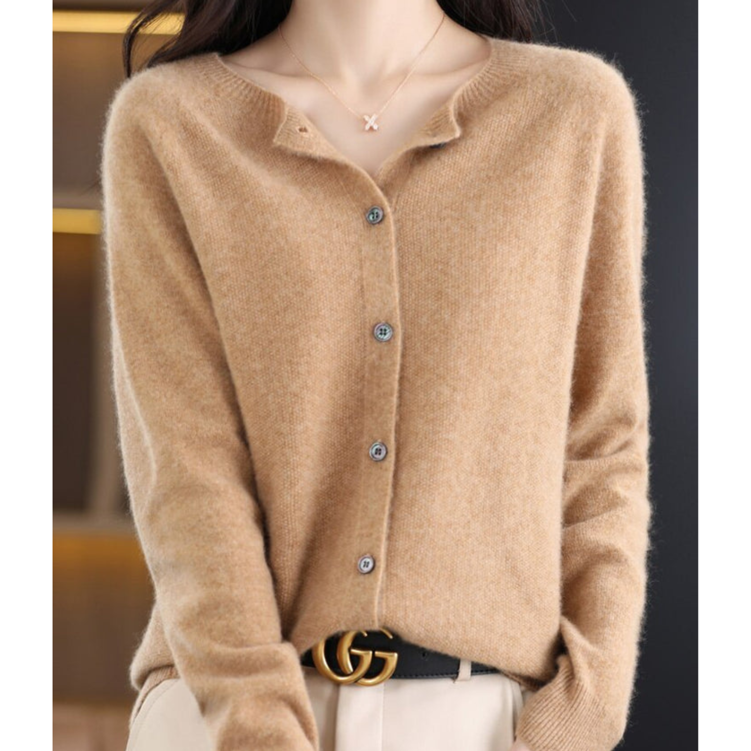 Aubry – Kuschelige, weiche Strickjacke