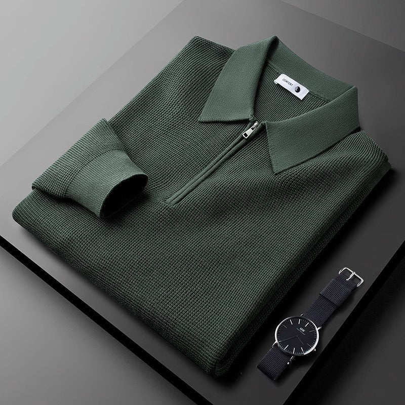 Stevie - Modischer Herrenpullover mit Waffelmuster