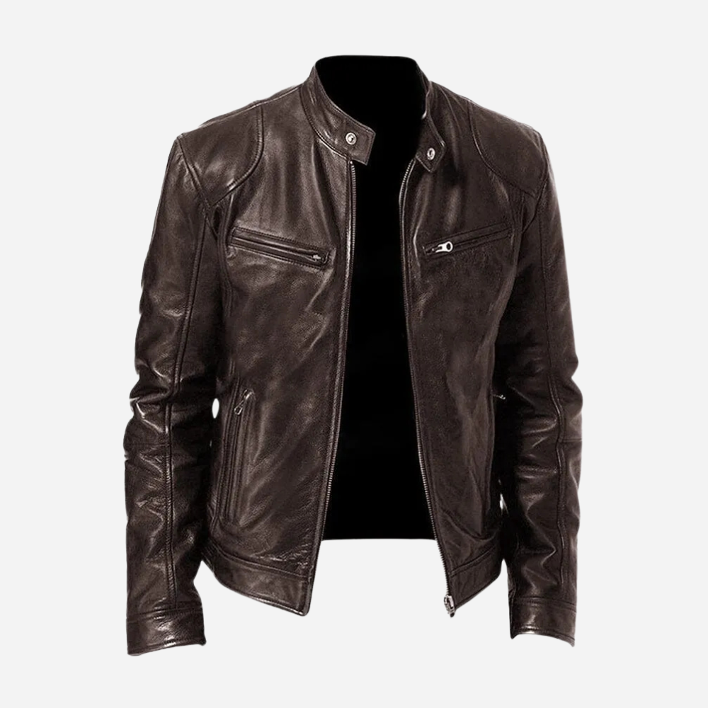 Norris - Lockere Herrenlederjacke
