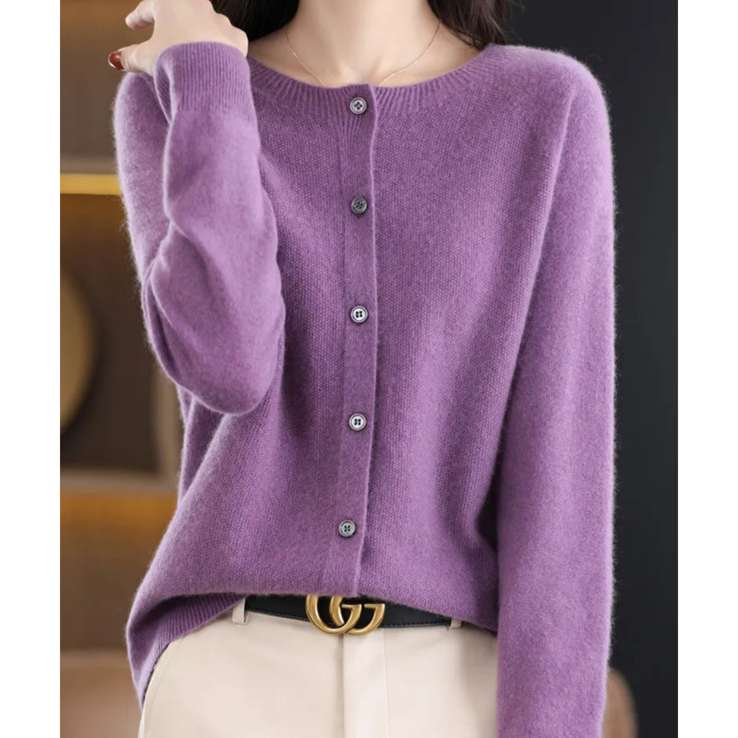 Aubry – Kuschelige, weiche Strickjacke