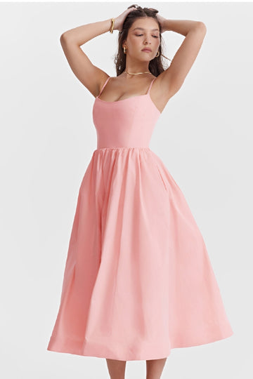 Bonnie - Legeres, rückenfreies Sling-Kleid für Damen