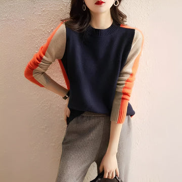 Allie - Damenpullover mit elegantem Streifenmuster