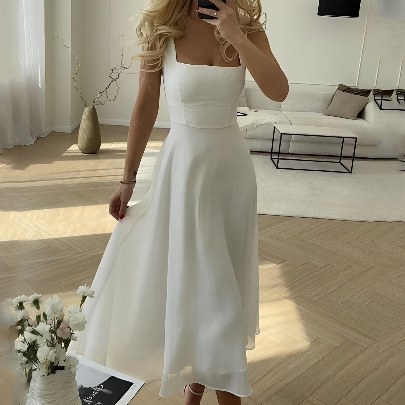 Darcie - Legeres ärmelloses Damenkleid