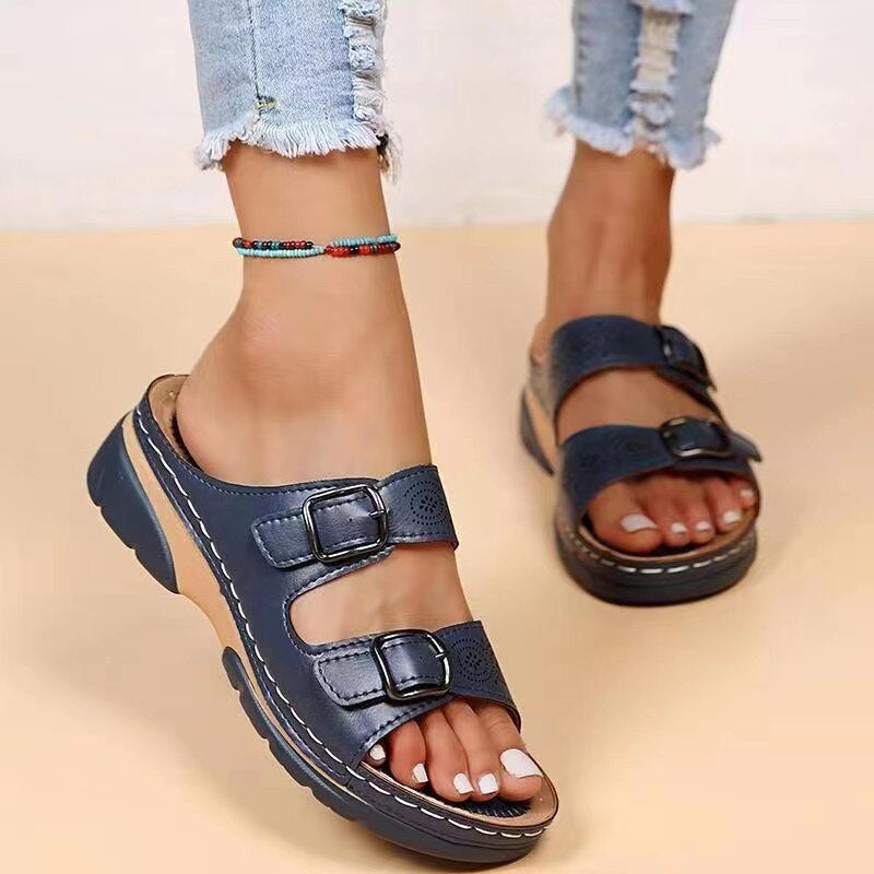 Reina - Sandalen mit zwei Schnallen