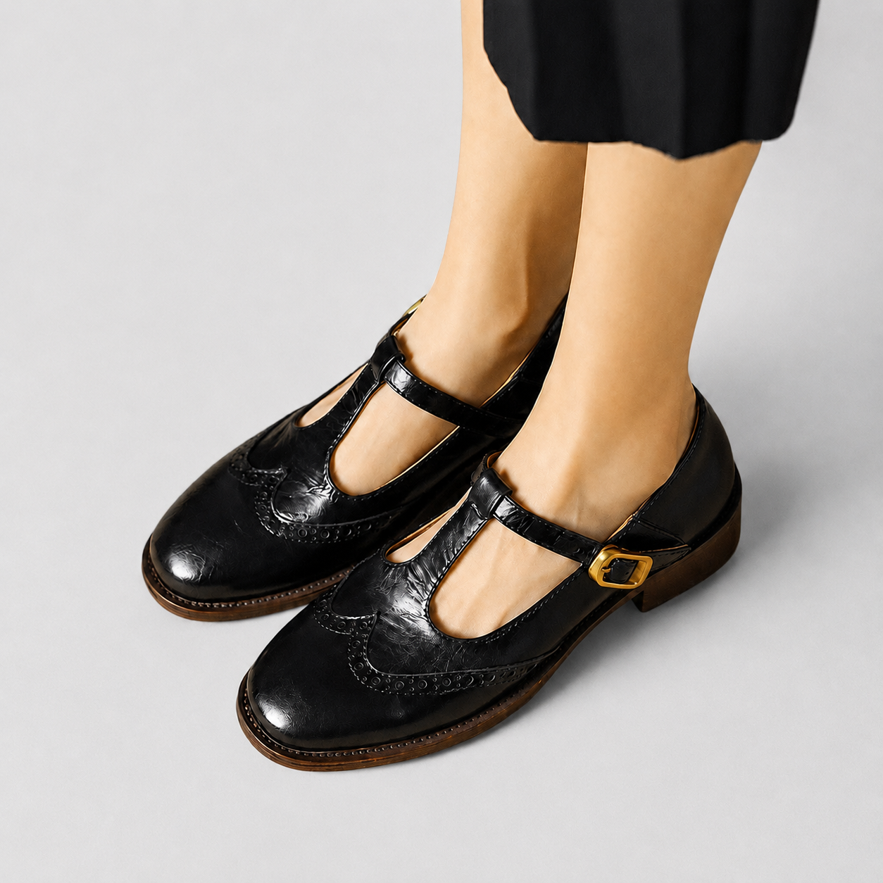 Livian - Vintage-Stil Absatzsandalen