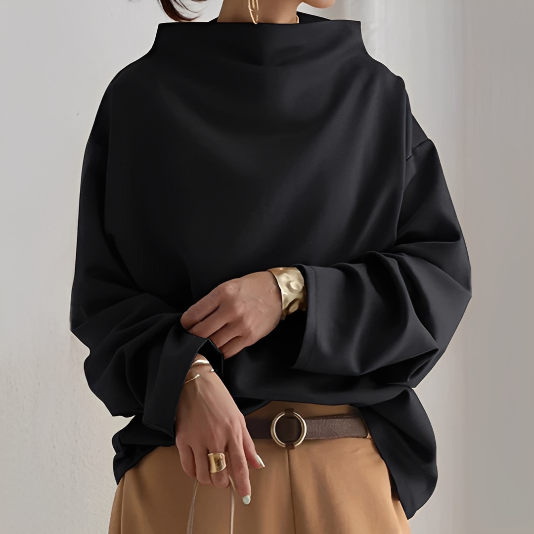 Yveline - Sanfter Damen-Rollkragenpullover
