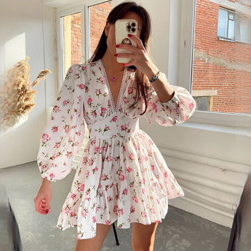 Jessamin - Elegantes Sommerkleid mit Blumenmuster für Frauen
