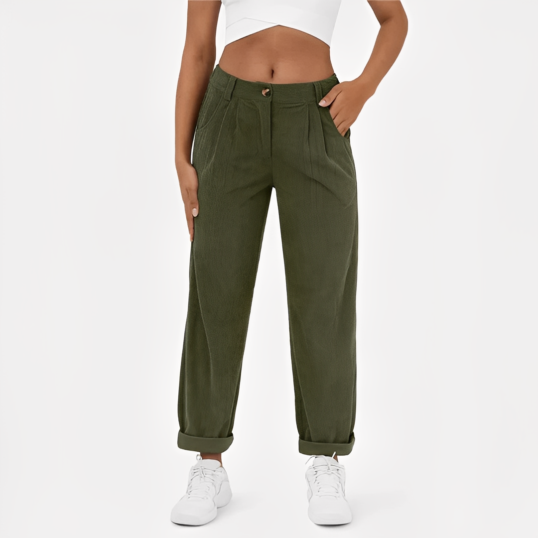 Janice - Trendige Damen-Cordhose