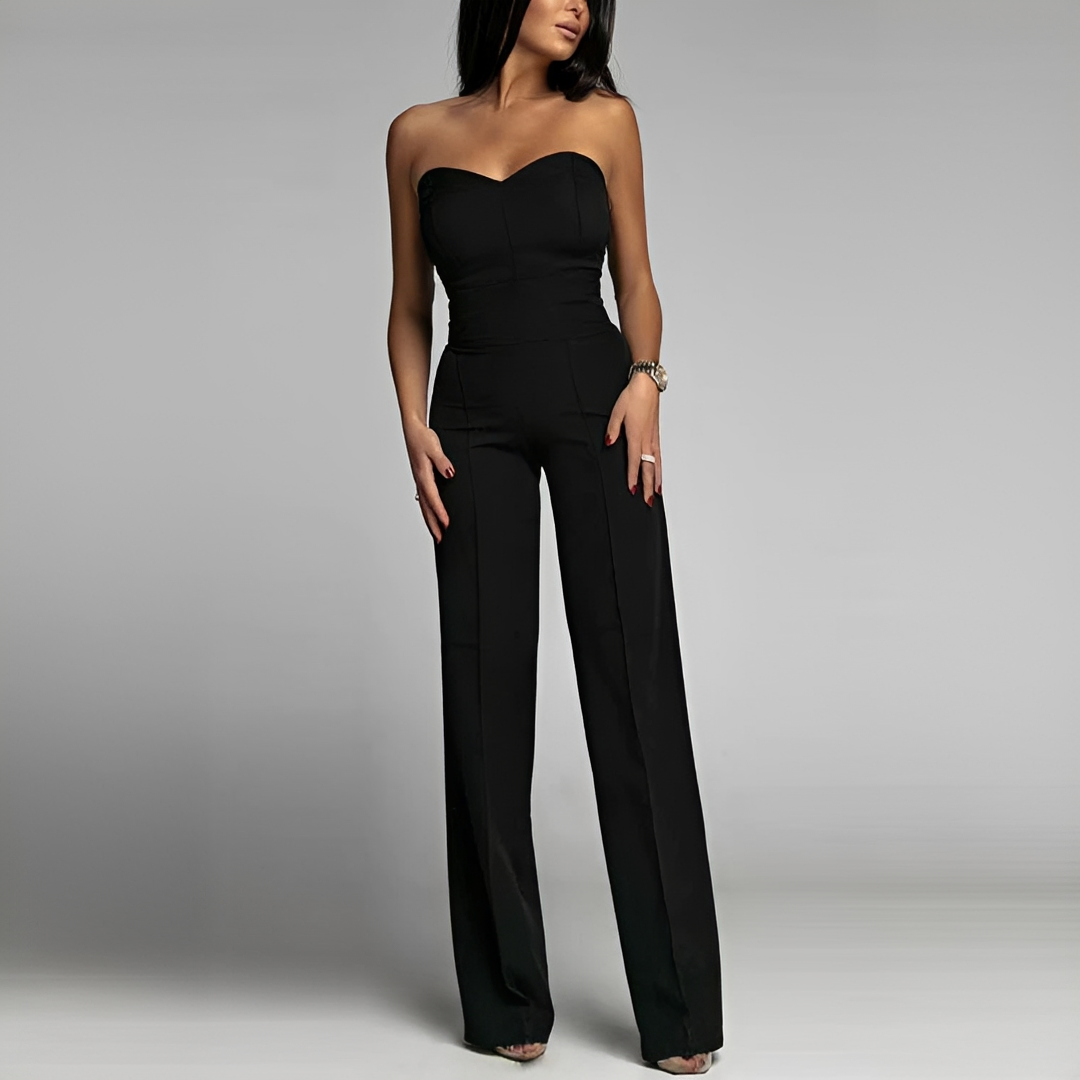 Meriam - Eleganter trägerloser Jumpsuit für Frauen