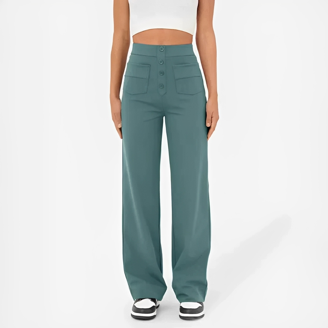 Dara - Stilvolle Damenhose mit hoher Taille