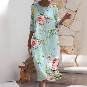 Angelica - Elegantes und fließendes Sommerkleid für Damen