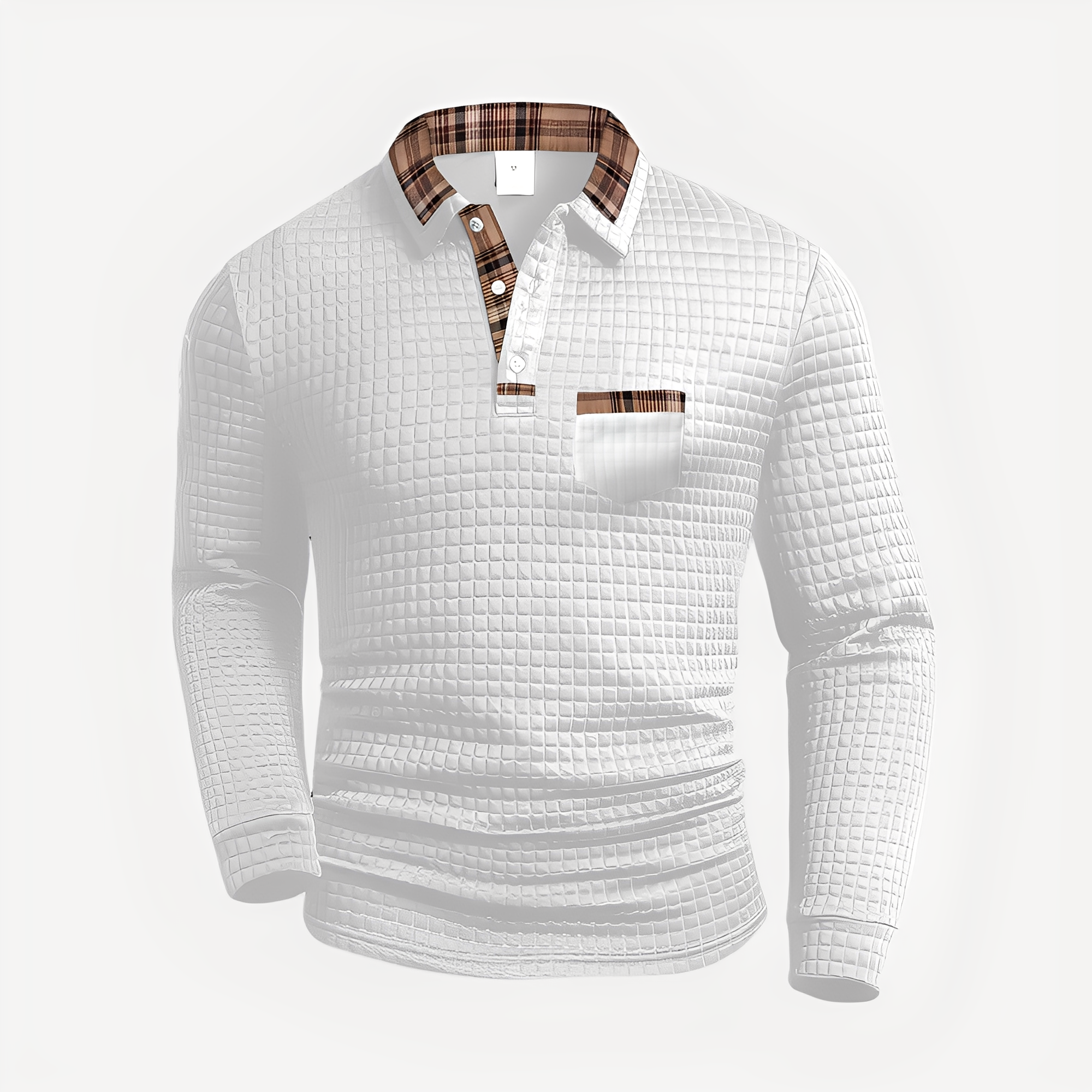 Morris - Stilvolles Langarm-Poloshirt für Herren