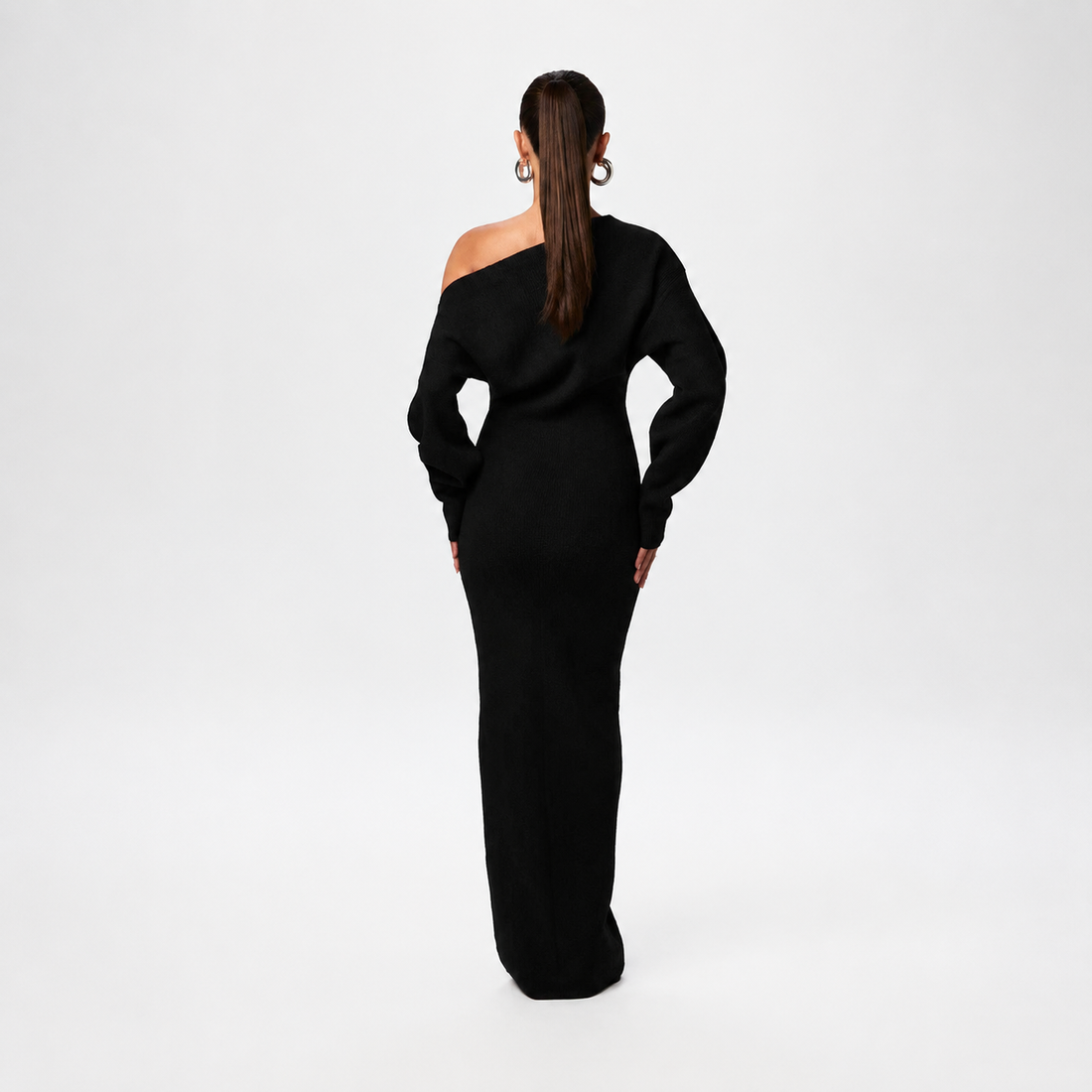 Tahlia - Stilvolles One-Shoulder Maxikleid