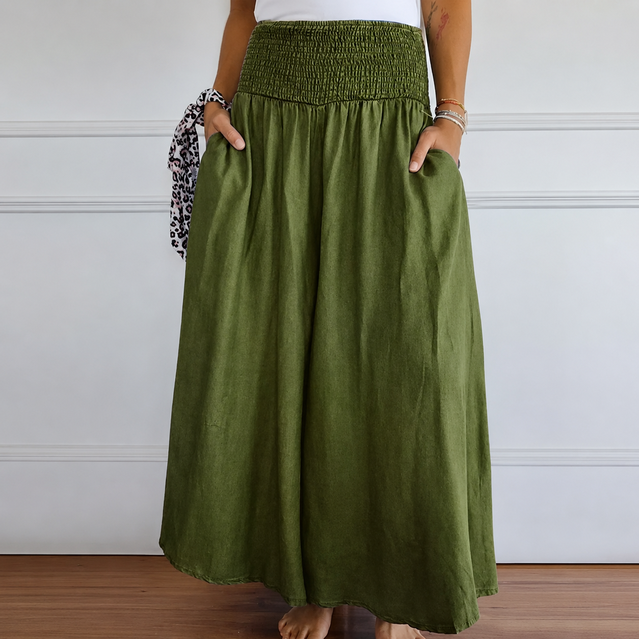 Laurine - Bequeme Hose mit hohem Bund