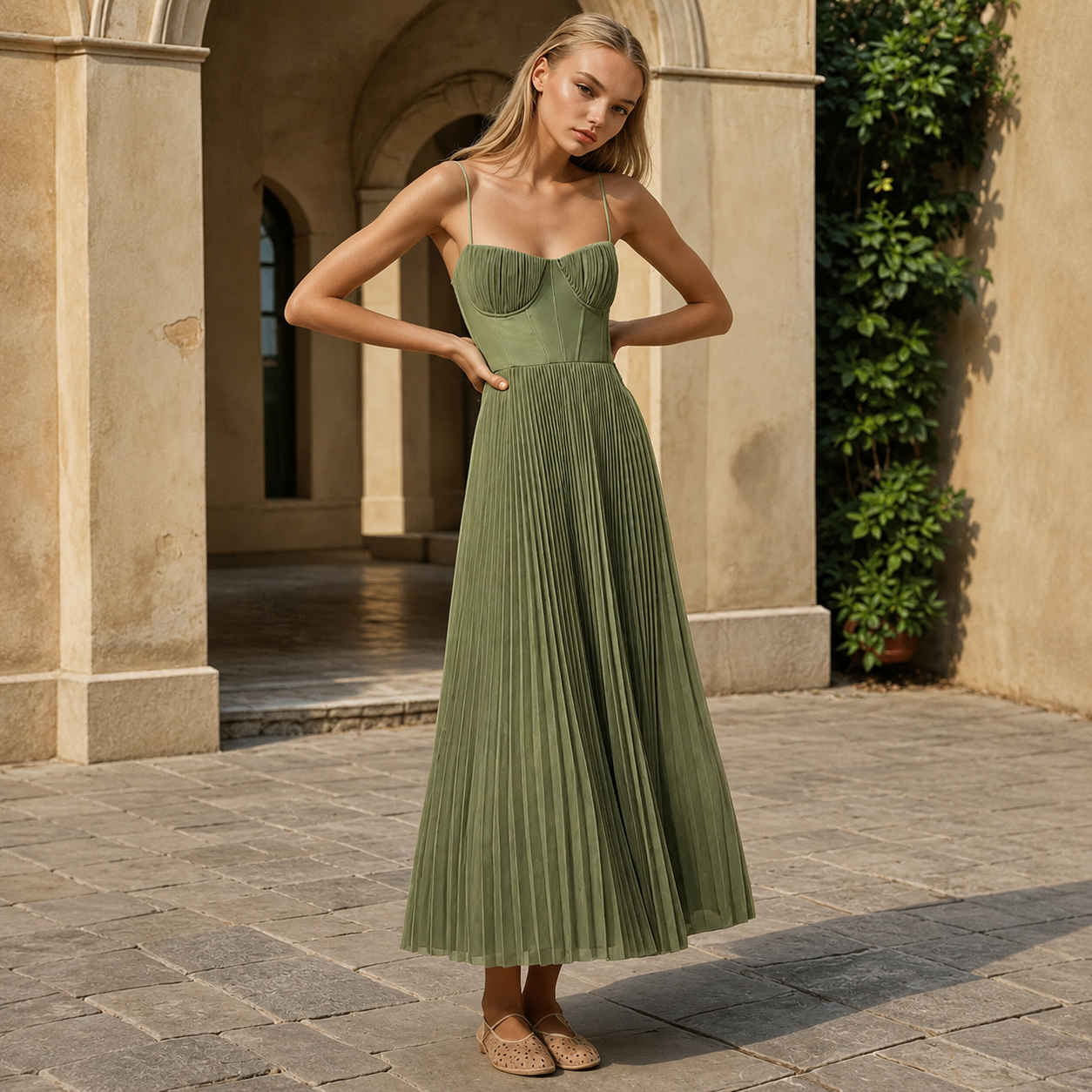 Lorelei - Schickes Kleid ohne Rücken und Ärmel