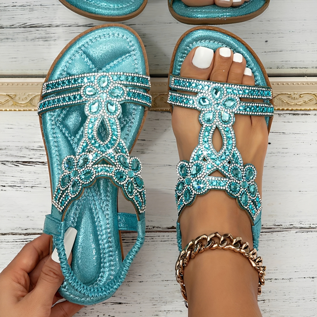 Rhian - Boho-Sandalen im lockeren Design