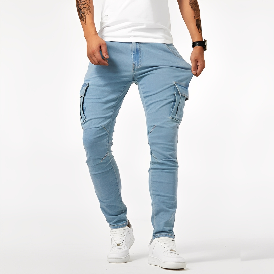 Clarence - Elastische Cargo-Hose für Herren