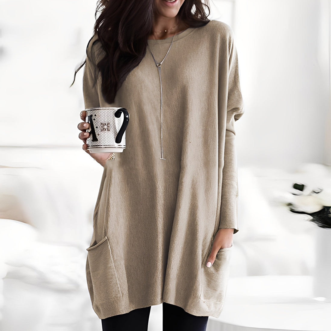 Diane - Eleganter Damenpullover mit langen Ärmeln