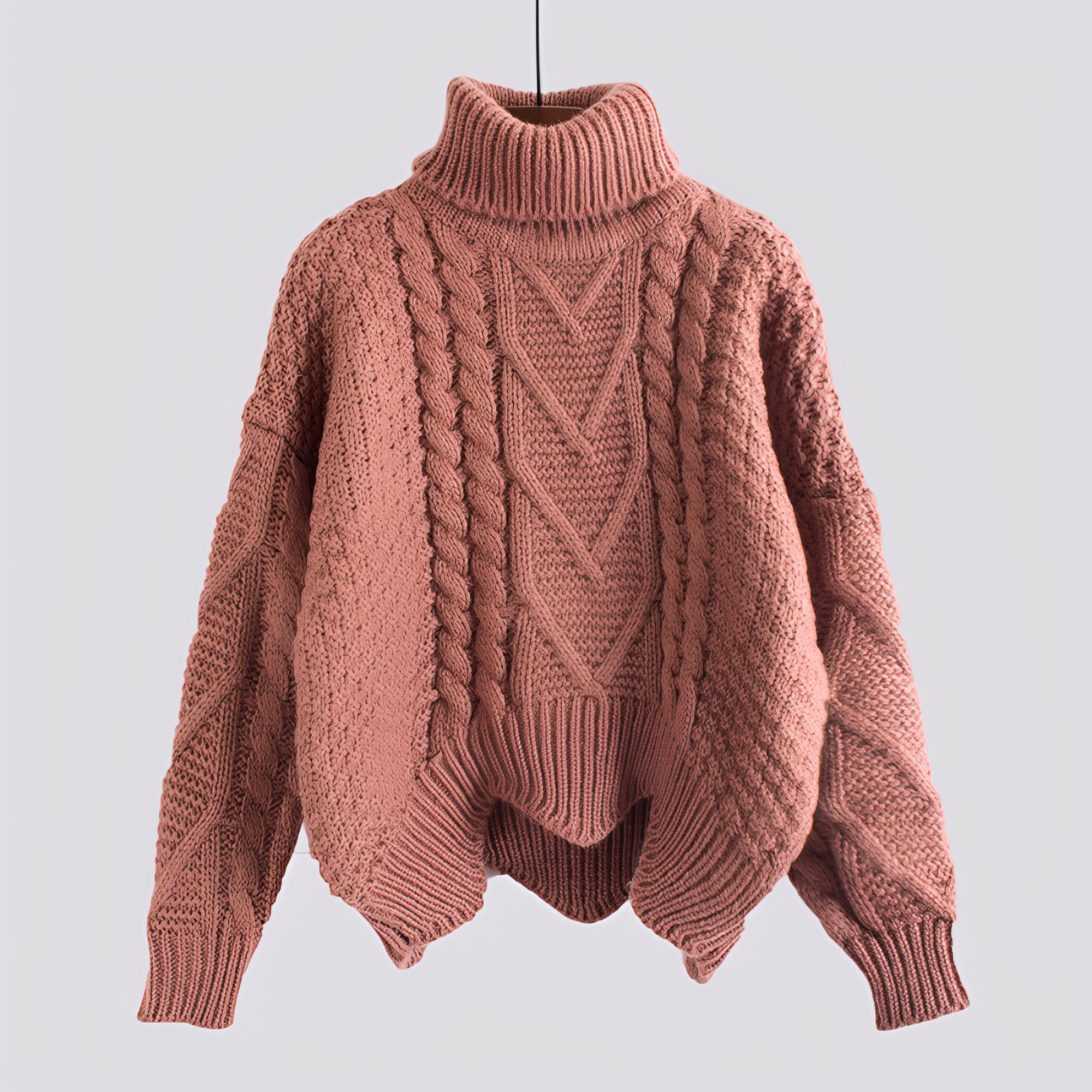 Claudia - Stilvoller Damen-Rollkragenpullover