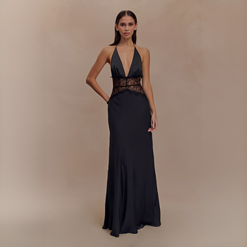 Velina - Elegantes nahtloses Neckholder-Kleid