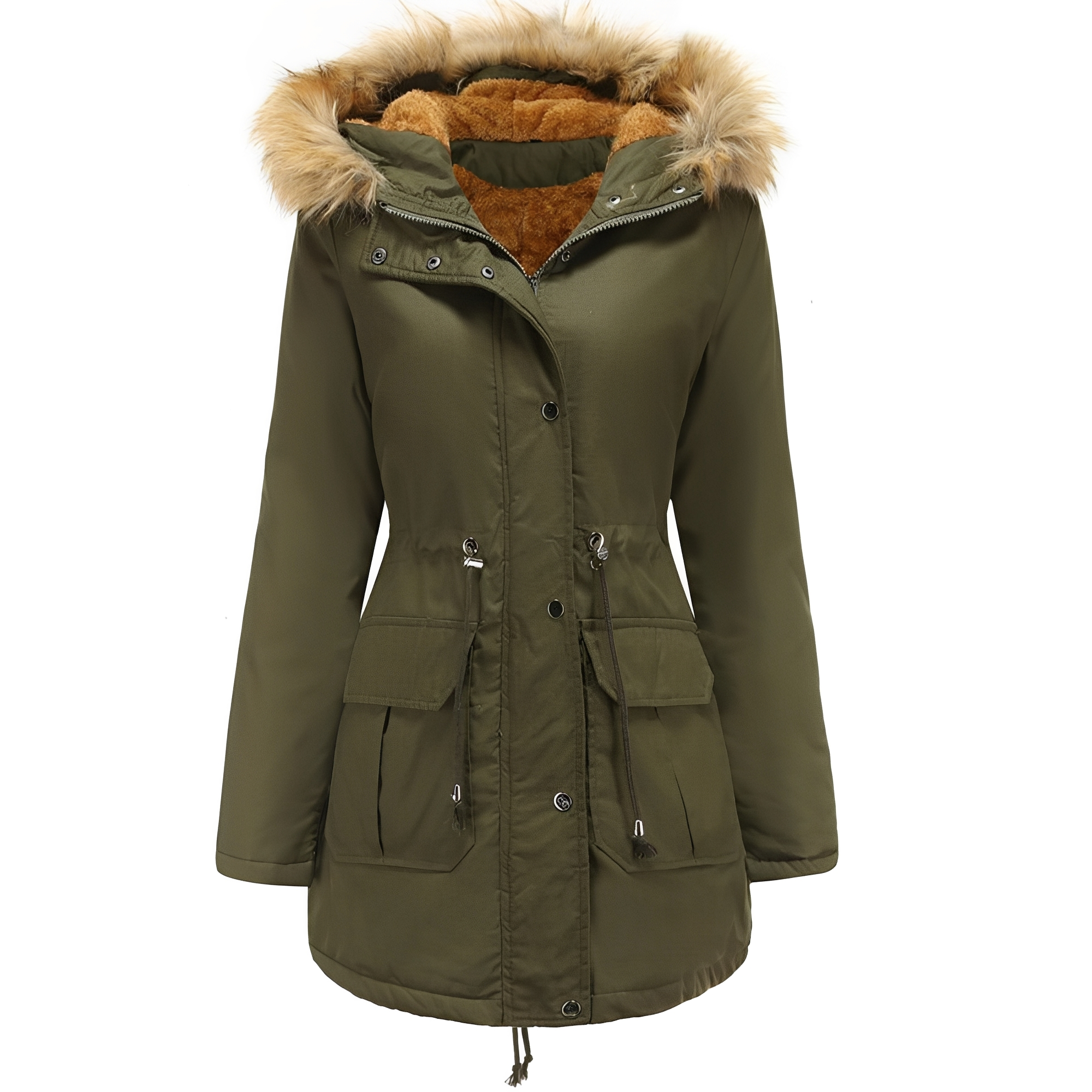 Nordica - Moderne Parka-Jacke mit Fellkragen für Damen