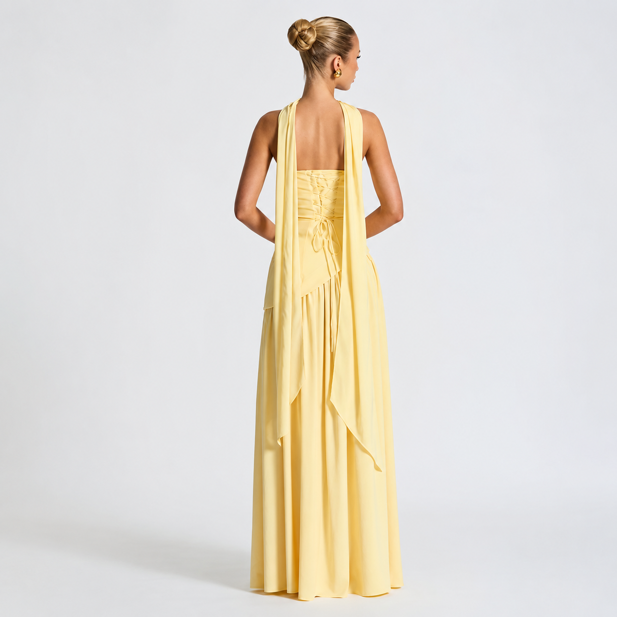 Fatimea - Elegantes Tube-Top Maxikleid