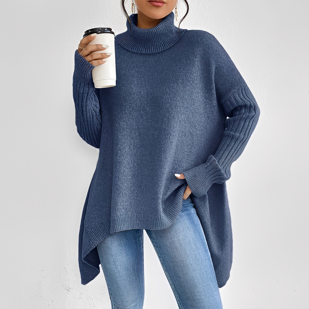 Maëlle – Damen-Rollkragenpullover mit klassischer Silhouette