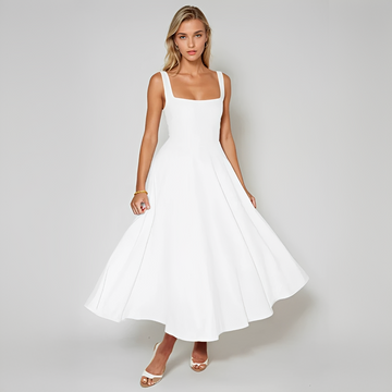 Yarabelle - Elegantes Träger-Midi-Kleid