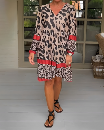 Marfie - Elegantes Mini-Kleid mit V-Ausschnitt