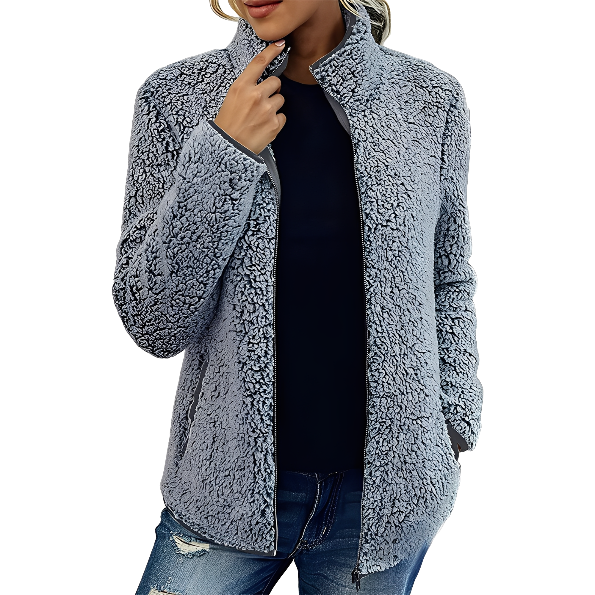 Larissa - Stilvolle und warme Damen-Fleecejacke