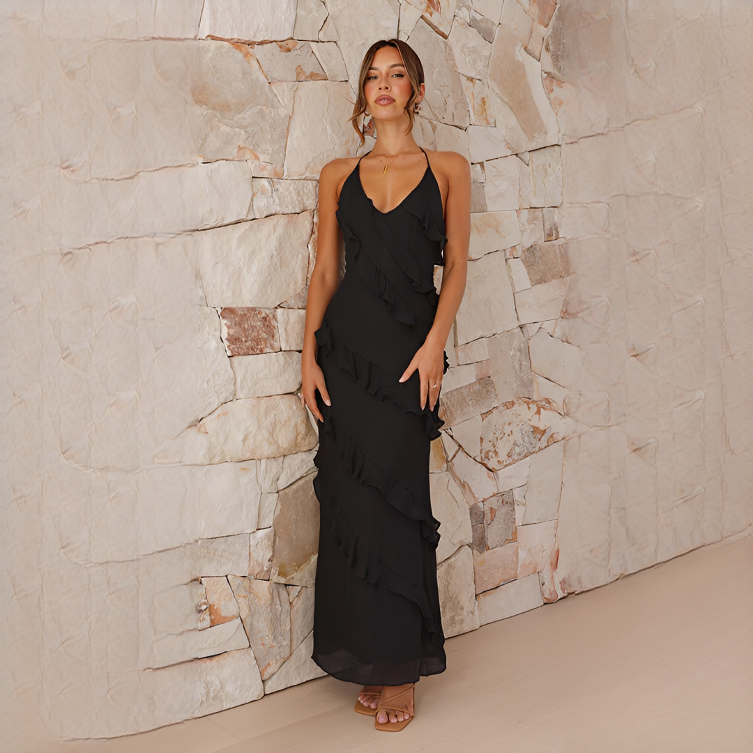 Latresia - Modern und Elegant: Neckholder-Kleid