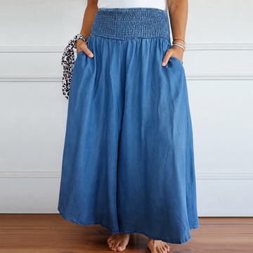Laurine - Bequeme Hose mit hohem Bund