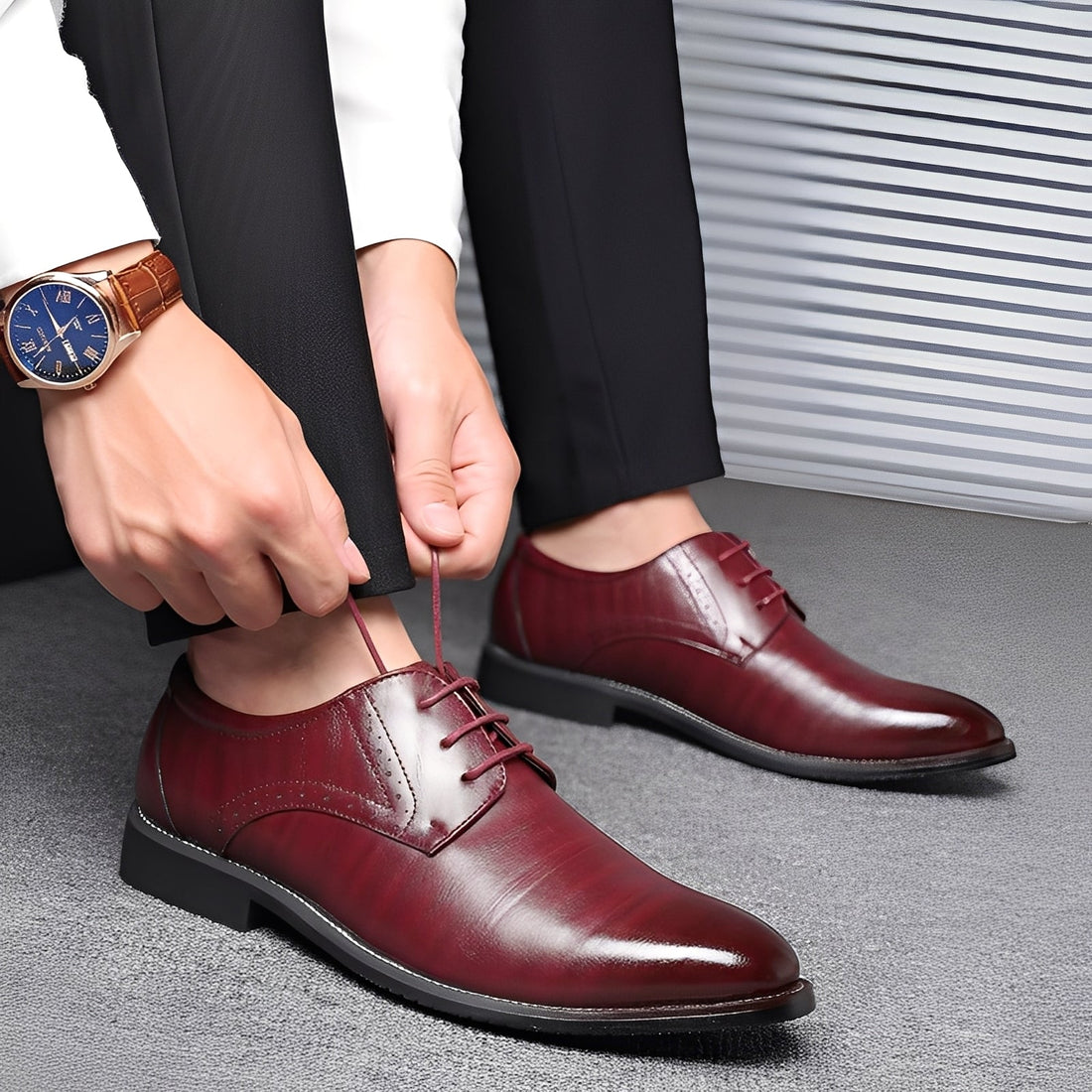 Beckham - Formelle Schnürschuhe im Brogue-Stil für Männer
